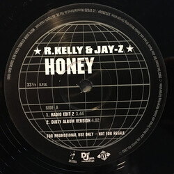 R. Kelly / Jay-Z Honey USED VINYL 12INCH PROMO 33 S RPM