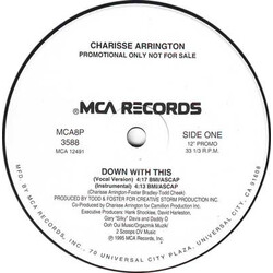 Charisse Arrington Down With This VINYL 12" USED