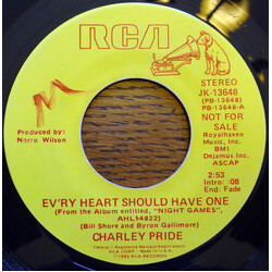 Charley Pride Ev'ry Heart Should Have One USED VINYL 7INCH 45 RPM SINGLE PROMO STEREO
