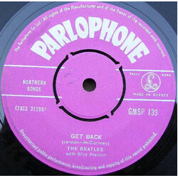 The Beatles Get Back USED VINYL 7INCH 45 RPM SINGLE