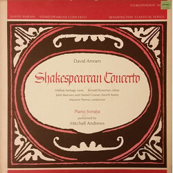David Amram / Midhat Serbagi / Ronald Roseman / John Barrows / Danny Cowan / Maurice Peress / Mitchell Andrews Shakespearean Concerto Vinyl LP USED