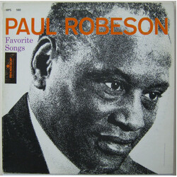 Paul Robeson Favorite Songs Vinyl LP USED
