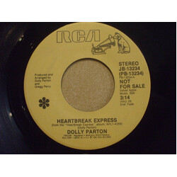 Dolly Parton Heartbreak Express USED VINYL 7INCH 45 RPM SINGLE PROMO STEREO