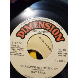 Ray Price Diamonds in The Stars USED VINYL 7INCH 45 RPM SINGLE PROMO STEREO MONO