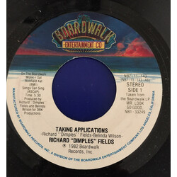 Richard 'Dimples' Fields Taking Applications / (A Woman At Home And ) A Freak On The Side USED VINYL 7INCH 45 RPM SINGLE