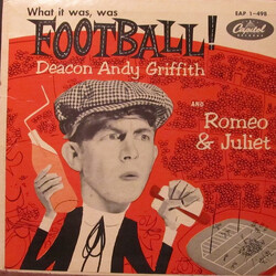 Andy Griffith What It Was, Was Football / Romeo And Juliet USED VINYL 7INCH 45 RPM EP REPRESS