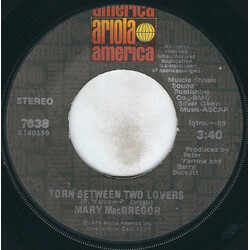 Mary MacGregor Torn Between Two Lovers / I Just Want To Love You USED VINYL 7INCH 45 RPM SINGLE
