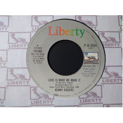 Kenny Rogers Love Is What We Make It USED VINYL 7INCH 45 RPM SINGLE PROMO