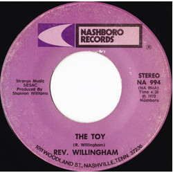 Reverend Willingham The Toy USED VINYL 7INCH 45 RPM