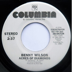 Benny Wilson (2) Acres Of Diamonds USED VINYL 7INCH 45 RPM PROMO STEREO