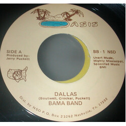 The Bama Band Dallas / A Cowboy's Welcome Home USED VINYL 7INCH 45 RPM