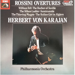Herbert Von Karajan / Gioacchino Rossini / Philharmonia Orchestra Rossini Overtures Vinyl LP USED