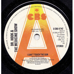 Dr. Hook & The Medicine Show I Can't Touch The Sun USED VINYL 7INCH 45 RPM SINGLE PROMO