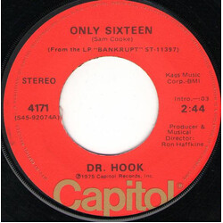 Dr. Hook Only Sixteen Vinyl 7" USED