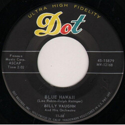 Billy Vaughn And His Orchestra Blue Hawaii / Tico Tico Vinyl 7" USED