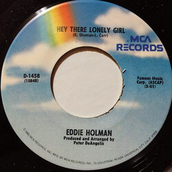Eddie Holman / Tyrone Davis Hey There Lonely Girl / Can I Change My Mind USED VINYL 7INCH 45 RPM SINGLE STEREO MONO