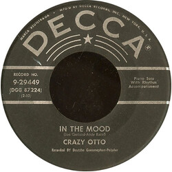 Der Schräge Otto In The Mood / My Melancholy Baby VINYL 7" USED