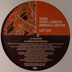 Yass / Tony Loreto / Arnold Jarvis Let Go USED VINYL 12INCH 33 S RPM