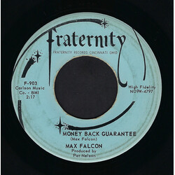 Max Falcon (2) Money Back Guarantee / I Thought I Heard You Call My Name USED VINYL 7INCH 45 RPM SINGLE