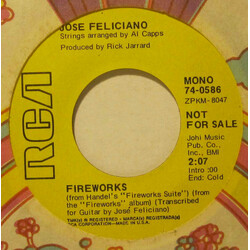 José Feliciano Daytime Dreams / Fireworks USED VINYL 7INCH 45 RPM PROMO MONO