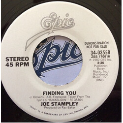 Joe Stampley Finding You USED VINYL 7INCH 45 RPM PROMO