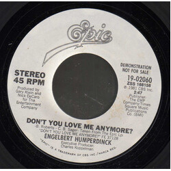 Engelbert Humperdinck Don't You Love Me Anymore USED VINYL 7INCH 45 RPM PROMO