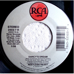 Restless Heart Dancy's Dream Vinyl 7" USED