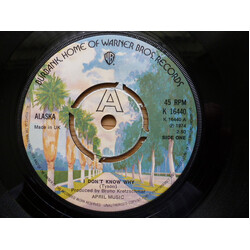 Alaska (15) I Don't Know Why USED VINYL 7INCH 45 RPM SINGLE