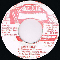 The Innocent Crew Not Guilty USED VINYL 7INCH 45 RPM
