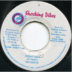 Devonte Right Way USED VINYL 7INCH 45 RPM SINGLE