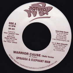 Spragga Benz / Elephant Man Warrior Cause USED VINYL 7INCH 45 RPM