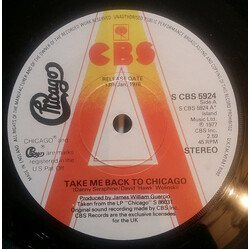 Chicago (2) Take Me Back To Chicago USED VINYL 7INCH 45 RPM SINGLE PROMO