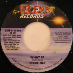 Beenie Man / Kirk Davis / Shad Du What If / Original Gangsters USED VINYL 7INCH