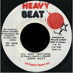 Jimmy Riley I'll Give Anything USED VINYL 7INCH 45 RPM
