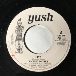 Richie Davis / Sugar Black Fiya/Jah Will Make A Way USED VINYL 7INCH 45 RPM