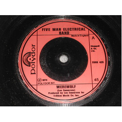 Five Man Electrical Band Werewolf USED VINYL 7INCH 45 RPM SINGLE
