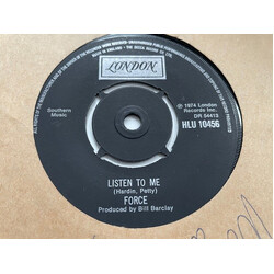 Force (25) Listen To Me / Such A Wonderful Feeling USED VINYL 7INCH 45 RPM PROMO