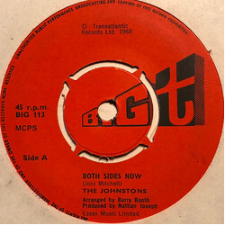 The Johnstons Both Sides Now USED VINYL 7INCH 45 RPM SINGLE