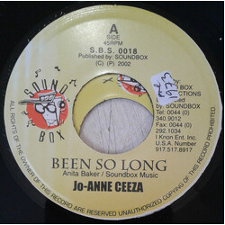 Jo-Anne Ceeza Been So Long USED VINYL 7INCH 45 RPM SINGLE STEREO