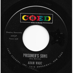 Adam Wade (2) Prisoner's Song / Them There Eyes USED VINYL 7INCH 45 RPM SINGLE