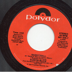 Kurtis Blow / Ralph MacDonald Basketball / (It's) The Game USED VINYL 7INCH 45 RPM STYRENE