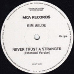 Kim Wilde Never Trust A Stranger USED VINYL 12INCH 45 RPM PROMO