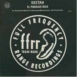 Deetah El Paraiso Rico USED VINYL 12INCH PROMO 33 S RPM