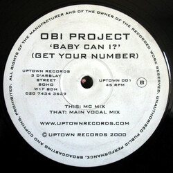 OBI Project Baby Can I? (Get Your Number) USED VINYL 12INCH 45 RPM