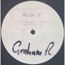 Unknown Artist Push It (Remix) USED VINYL 12INCH 45 RPM PARTIALLY UNOFFICIAL WHITE LABEL