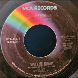 Wayne Kemp Listen USED VINYL 7INCH SINGLE