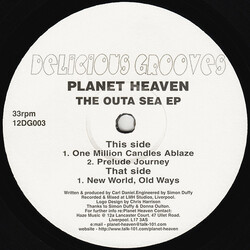 Planet Heaven The Outa Sea EP USED VINYL 12INCH 33 S RPM EP