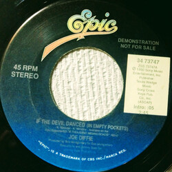 Joe Diffie If The Devil Danced (In Empty Pockets) USED VINYL 7INCH 45 RPM SINGLE PROMO