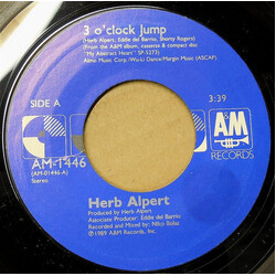 Herb Alpert 3 O'Clock Jump USED VINYL 7INCH 45 RPM SINGLE