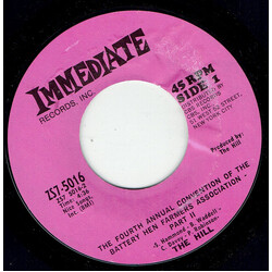 The Hill The Fourth Annual Convention Of The Battery Hen Farmers Association Part II / Sylvie USED VINYL 7INCH 45 RPM SINGLE